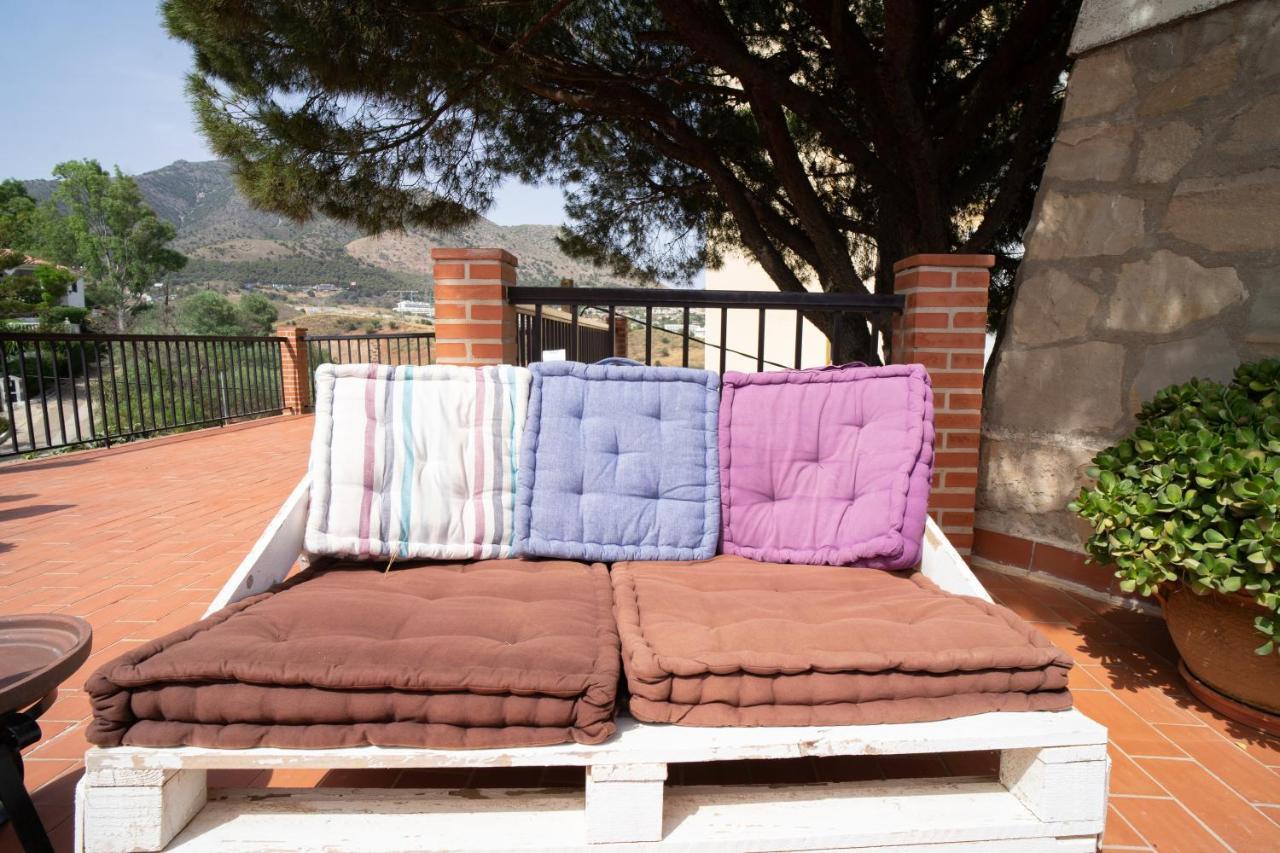 Casa Ancladero Big Rooftop Terrace, 2 Bedroom Guesthouse W Garden And View Fuengirola Ngoại thất bức ảnh