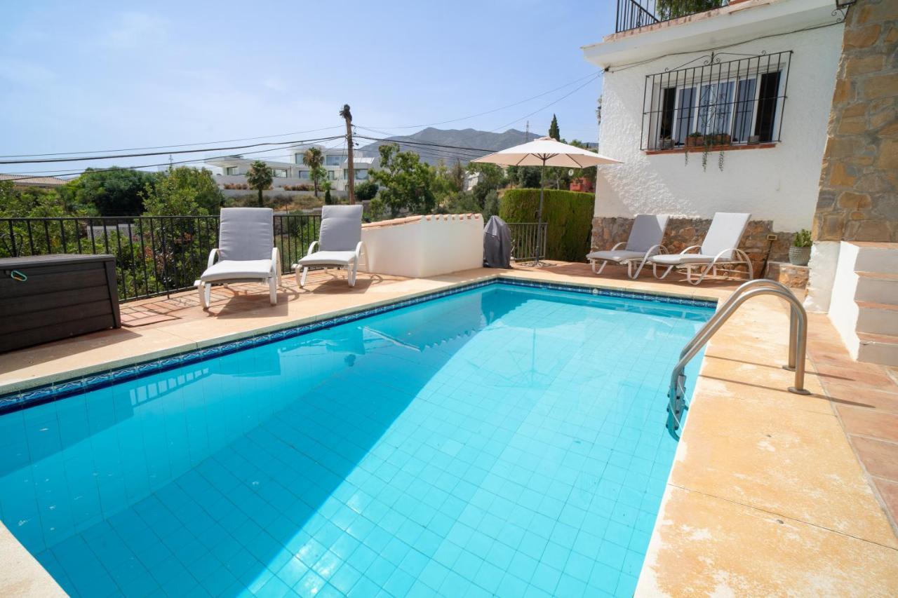 Casa Ancladero Big Rooftop Terrace, 2 Bedroom Guesthouse W Garden And View Fuengirola Ngoại thất bức ảnh